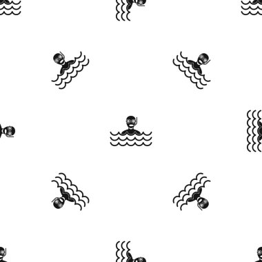 Tüplü desen sorunsuz siyah adamla