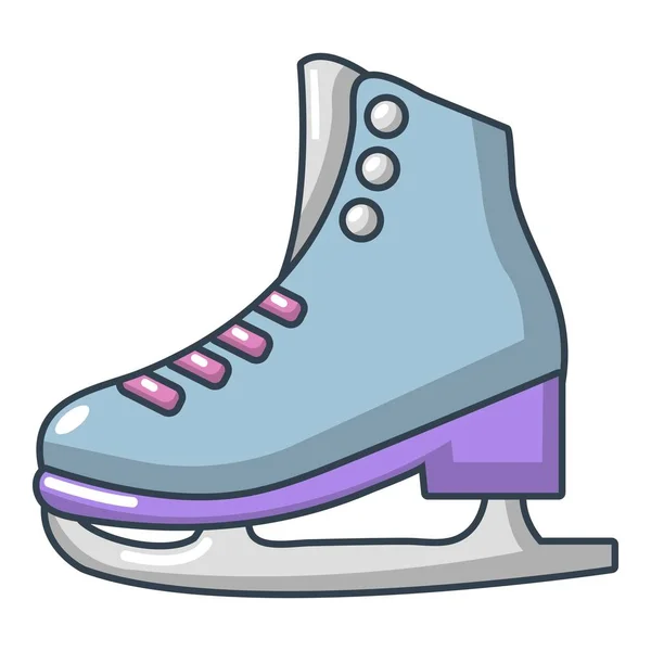 Icono de patines, estilo de dibujos animados — Archivo Imágenes Vectoriales