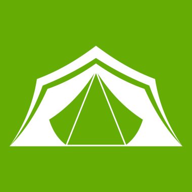 Çadır simgesi yeşil