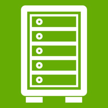 Güvenlik güvenli simge yeşil