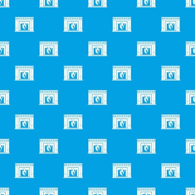 Elektrikli şömine model sorunsuz mavi