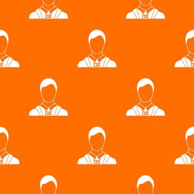 Kimlik adı kart deseni sorunsuz ile işadamı