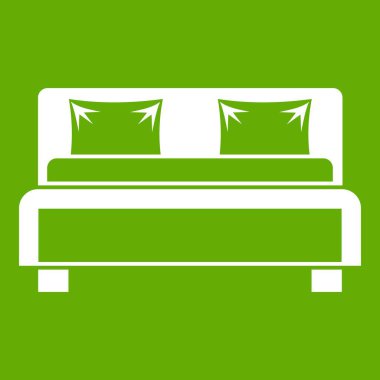 Çift Kişilik Yatak simgesi yeşil