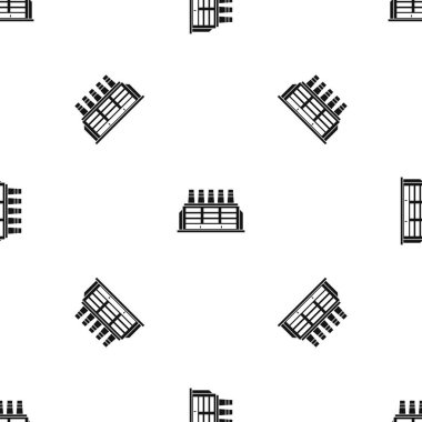 Üretim fabrika binası model sorunsuz siyah