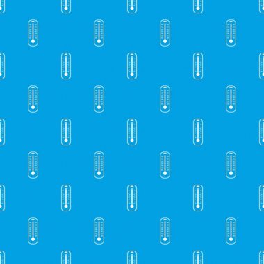 Termometre desen kesintisiz mavi