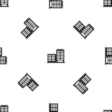 Üretim fabrika binası model sorunsuz siyah