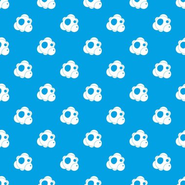 Atom desen kesintisiz mavi