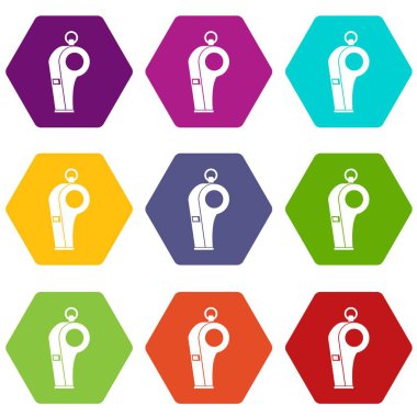 Düdük refere simgesinin rengi altı yüzlü ayarla