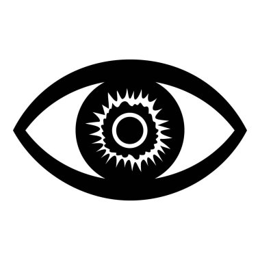 Bir göz simgesini, basit tarzı