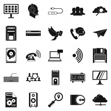 Bond Icons set, basit tarzı