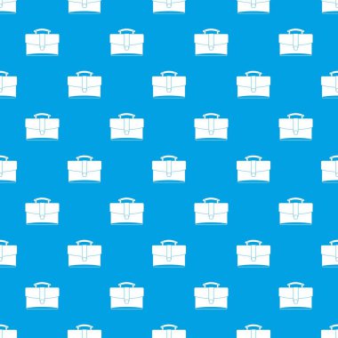 Deri evrak çantası desen kesintisiz mavi