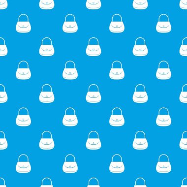 Kadın çanta deseni kesintisiz mavi