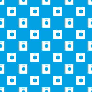 Kağıt torba desen kesintisiz mavi