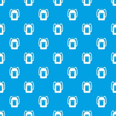 Sırt çantası desen kesintisiz mavi