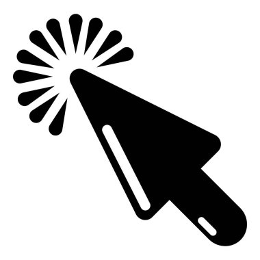 İmleç Web sitesi simge, basit siyah stil