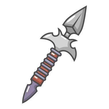 Mızrak simgesi, karikatür tarzı