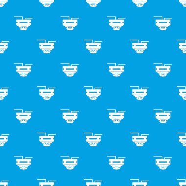 Monitör soket desen kesintisiz mavi