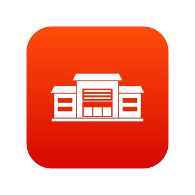 Ambar simgesi dijital kırmızı