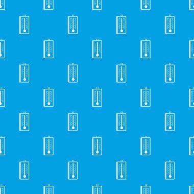 Termometre desen kesintisiz mavi