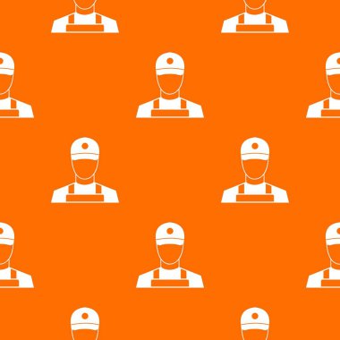 Bir adam bir kap ve üniforma model sorunsuz