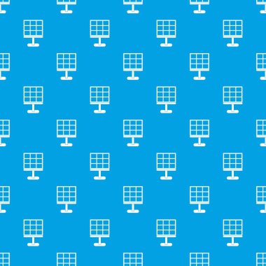 Güneş pili desen kesintisiz mavi