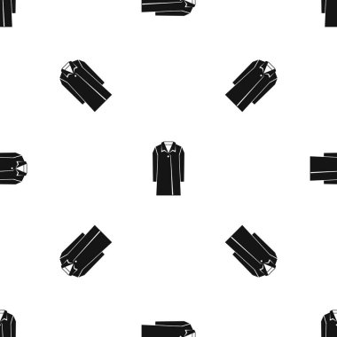 Kat desen sorunsuz siyah