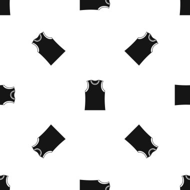 Singlet desen sorunsuz siyah