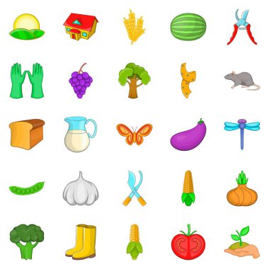 Akrabaları Icons set, karikatür tarzı
