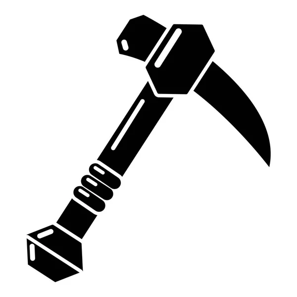 AX pictogram, eenvoudige zwarte stijl — Stockvector