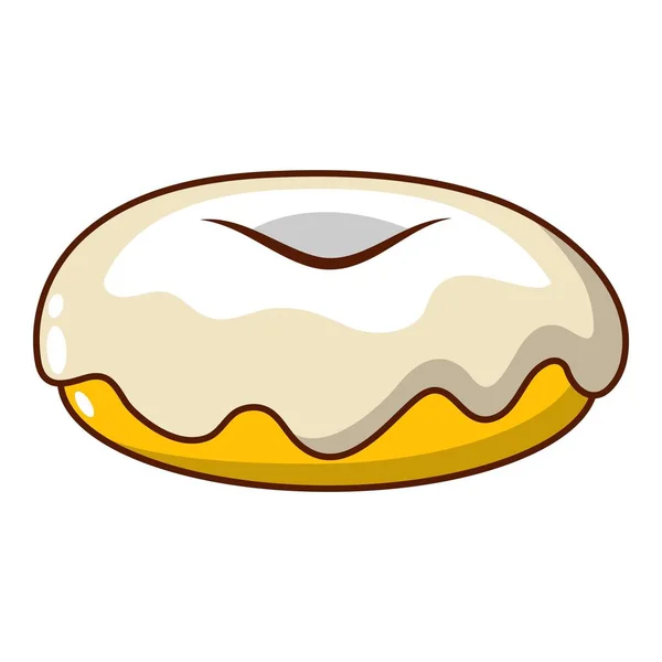 Donut icon, cartoon style — Stock Vector