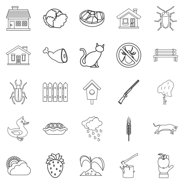 Bower Icons set, anahat stili