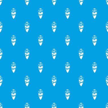 Lale çiçek deseni kesintisiz mavi buket