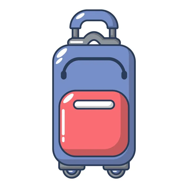 Icono de concepto de bolsa de viaje, estilo de dibujos animados — Vector de stock