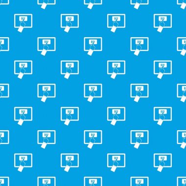 Online alışveriş desen kesintisiz mavi