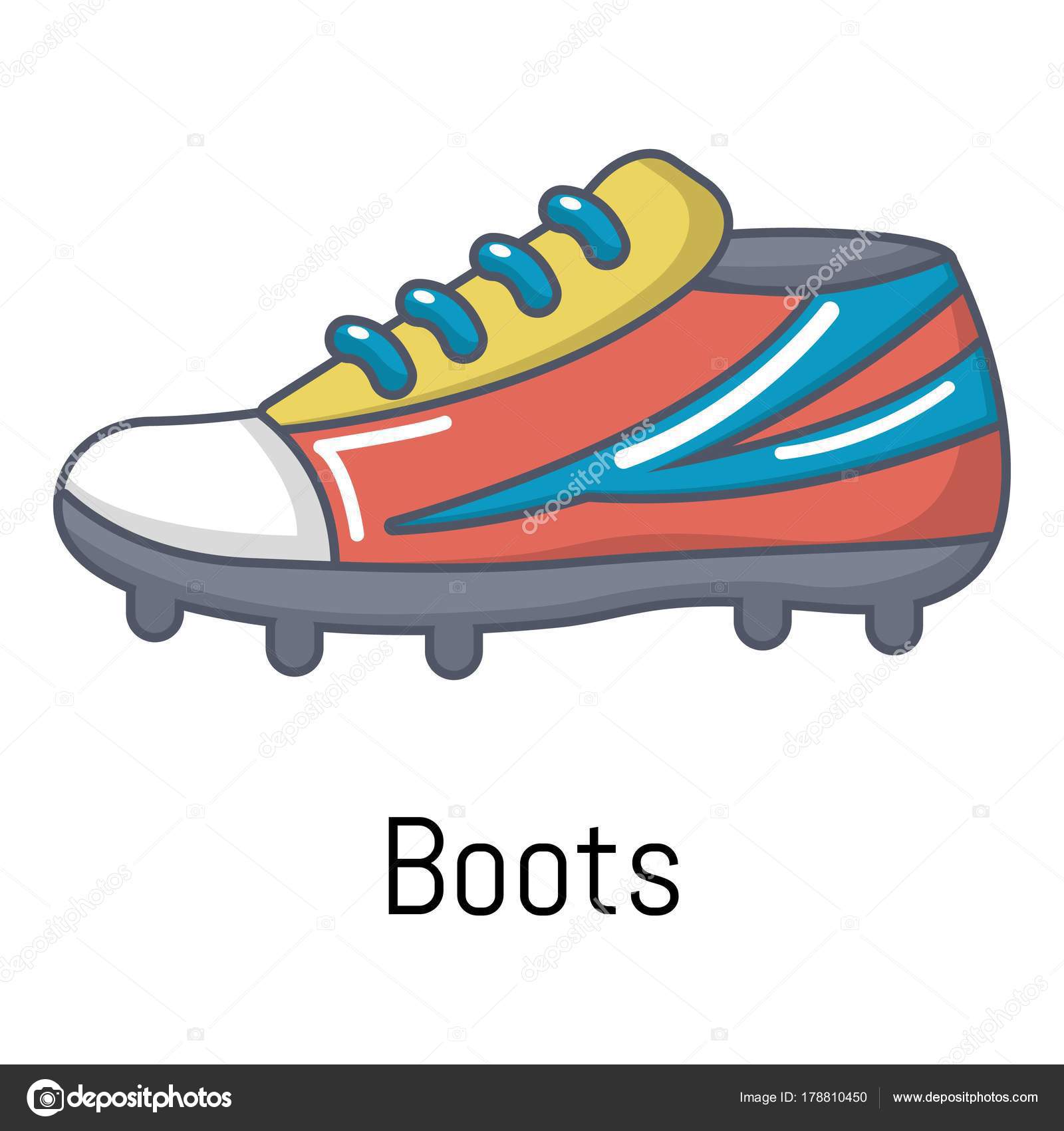Dibujos De Botas De Futbol : Botas de fútbol de dibujos animados