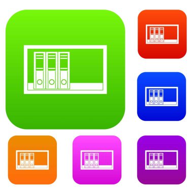 Office klasörler raf renk koleksiyonu ayarla