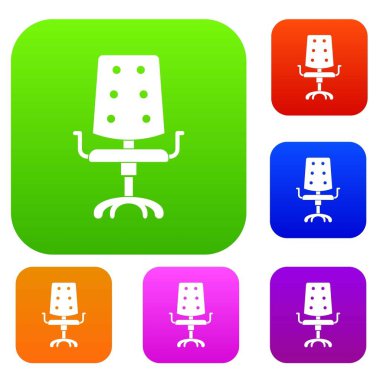 Ofis koltuğu renk koleksiyonu ayarla