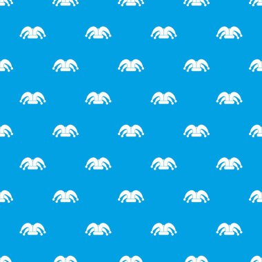 Palyaço şapka desen kesintisiz mavi