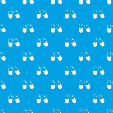 Hapları desen kesintisiz mavi