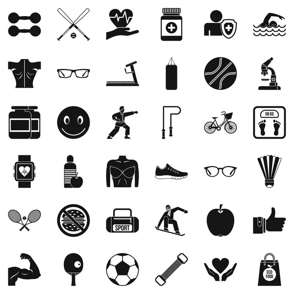 Kronometre Icons set, basit tarzı