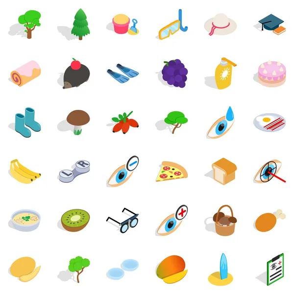 Lensler Icons set, izometrik stili