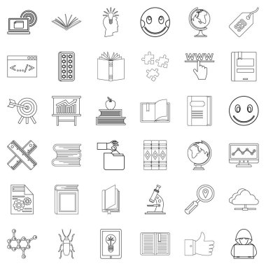 Seminer Icons set, anahat stili