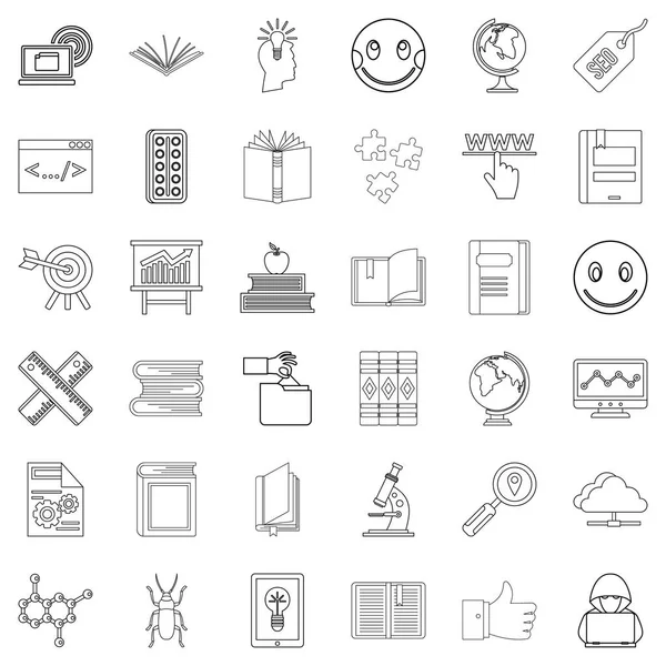 Seminer Icons set, anahat stili