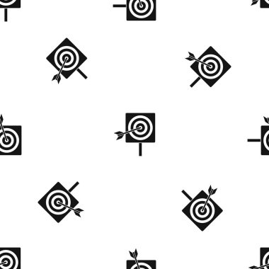 Dart sorunsuz siyah desen