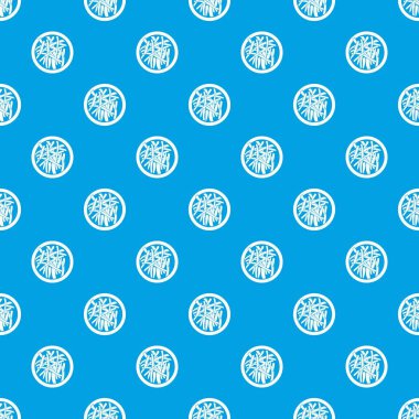 Asya salata desen kesintisiz mavi