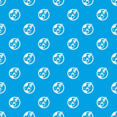 Miso çorbası desen kesintisiz mavi