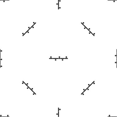 Zaman çizelgesi Infographic desen sorunsuz siyah