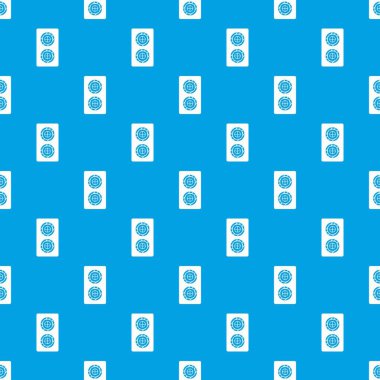 Balık roll desen kesintisiz mavi