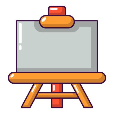 Tuval simgesi, karikatür tarzı