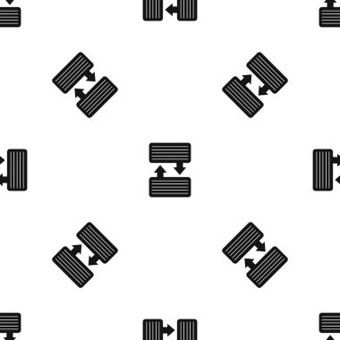 Infographic blok okları desen sorunsuz siyah